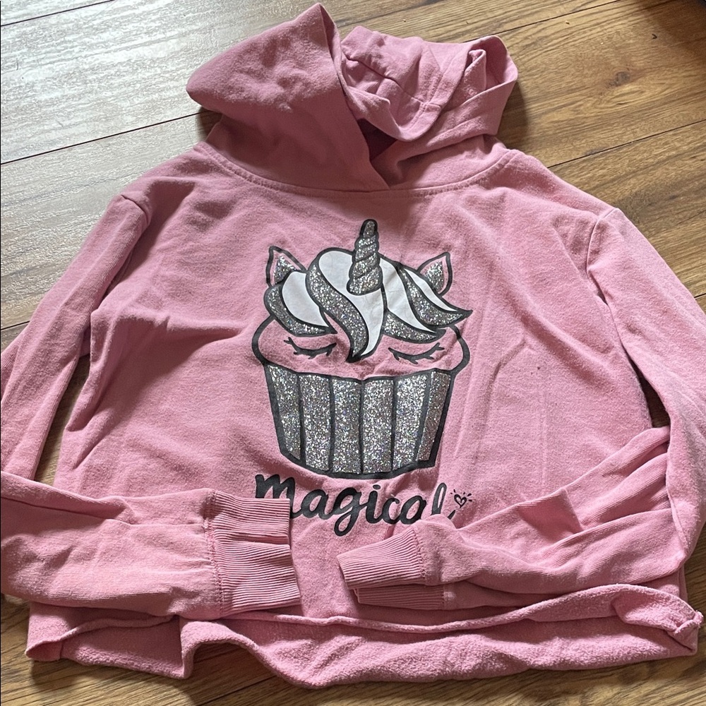 Justice Pink Magical Unicorn Hoodie (Bin D)